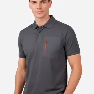 Camiseta Polo Gris B.