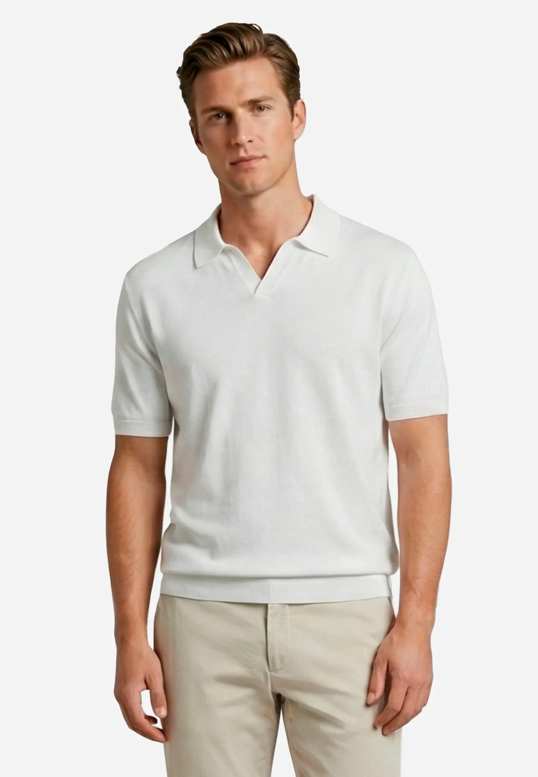 Camiseta Polo Beige B.