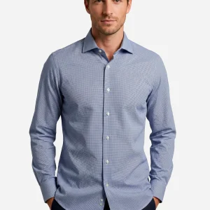 Camisa Rayas Marino B.