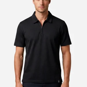 Camiseta Polo Hombre Negra B.,