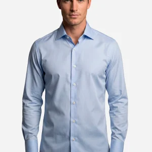 CamisaAzul en Algodón B.