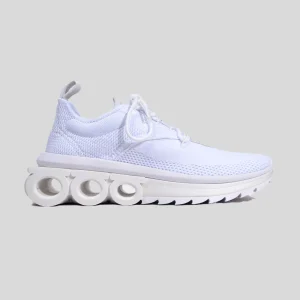 Tenis Dama Color Blanco Placa Gancini S.F.