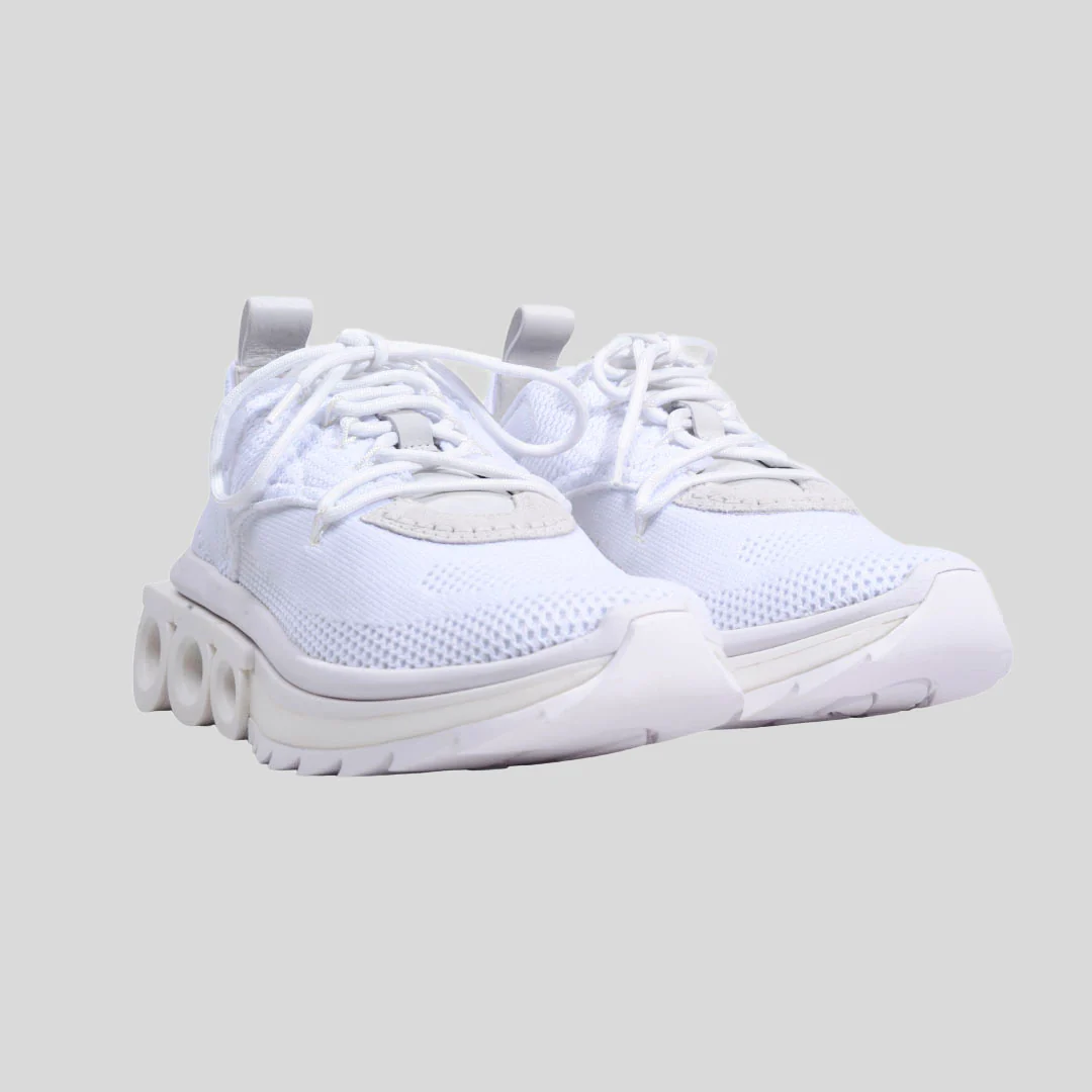 Tenis Dama Color Blanco Placa Gancini S.F. - Imagen 4