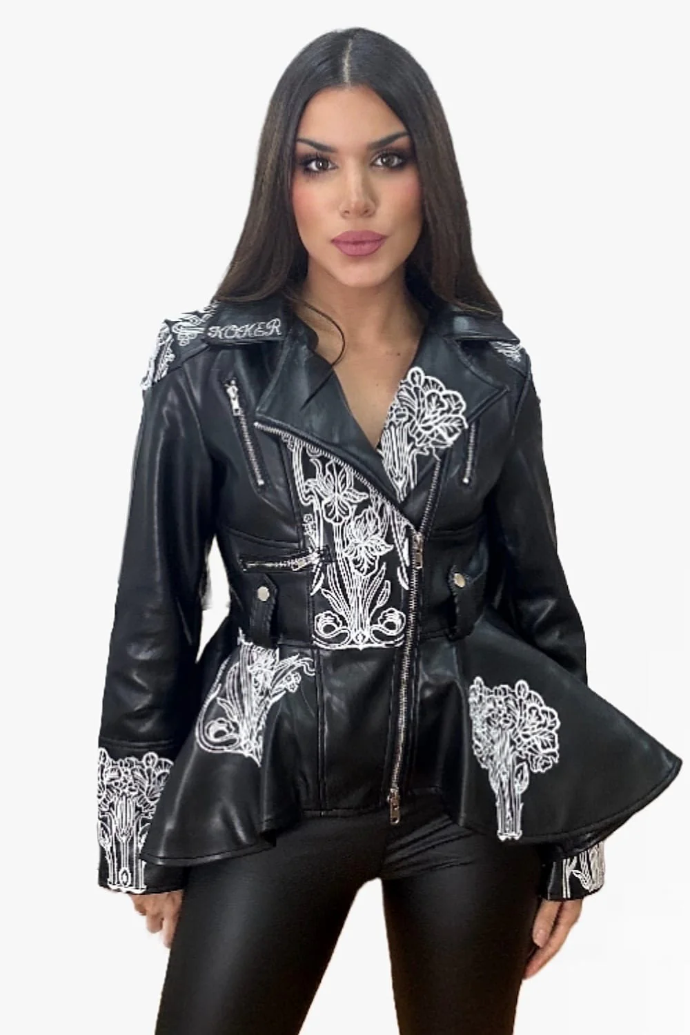 Biker Koker Cola Bordados - Imagen 4