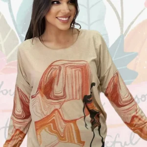 Camiseta Silueta Acuarela