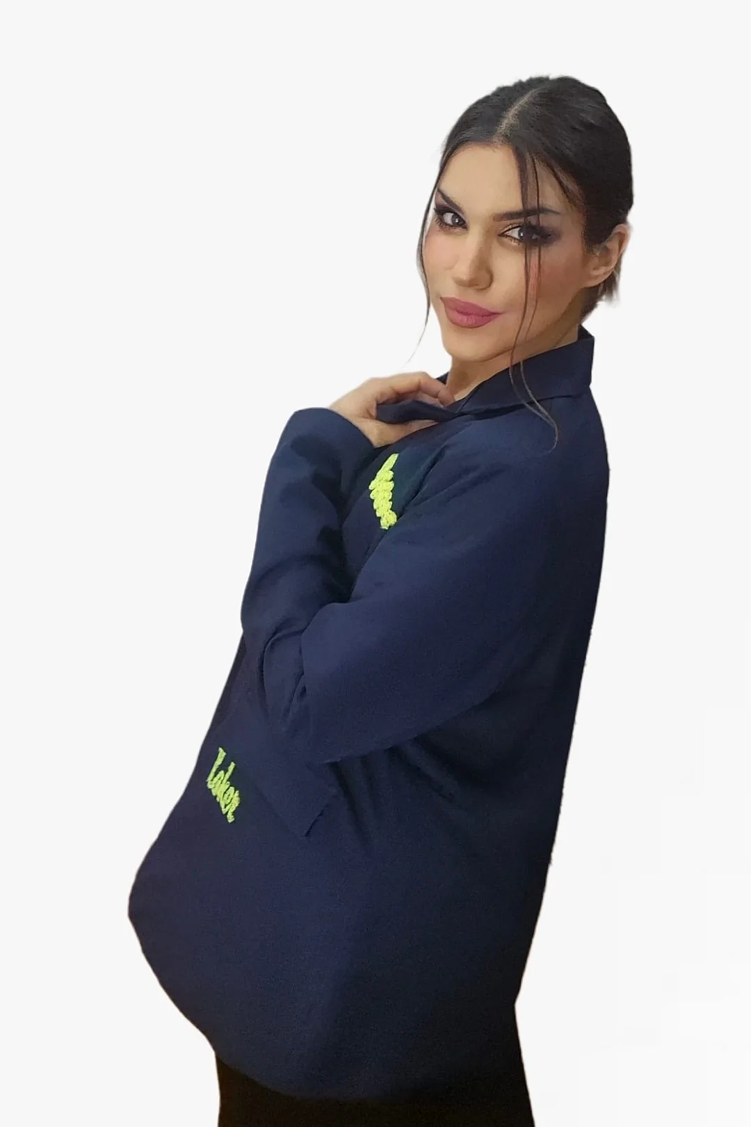 Blazer Koker Amour Azul - Imagen 3