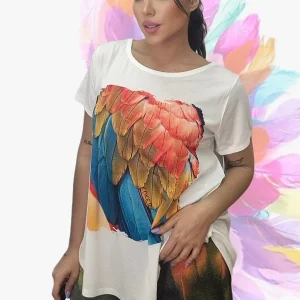Camiseta Plumas