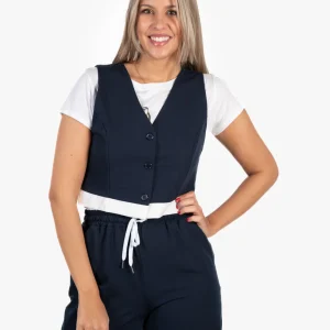 Chaleco Bajo Bicolor