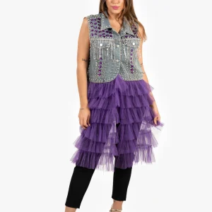 Chaleco Volantes Tul