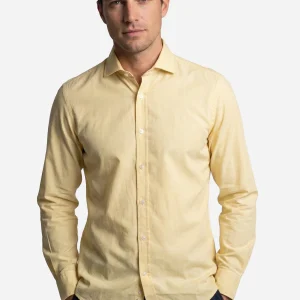 Camisa Hombre Amarilla H&B