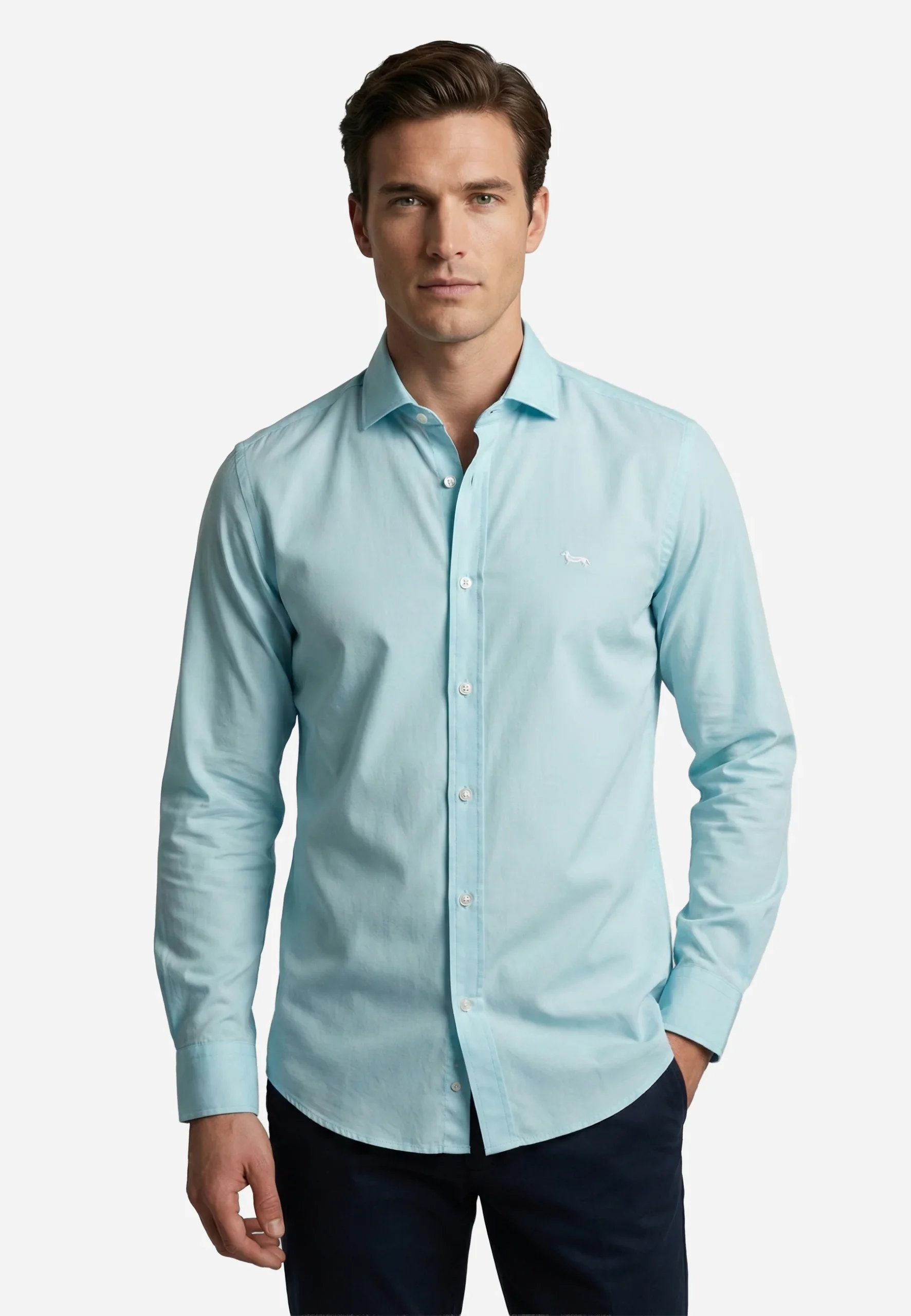 Camisa Hombre Verde Menta H&B
