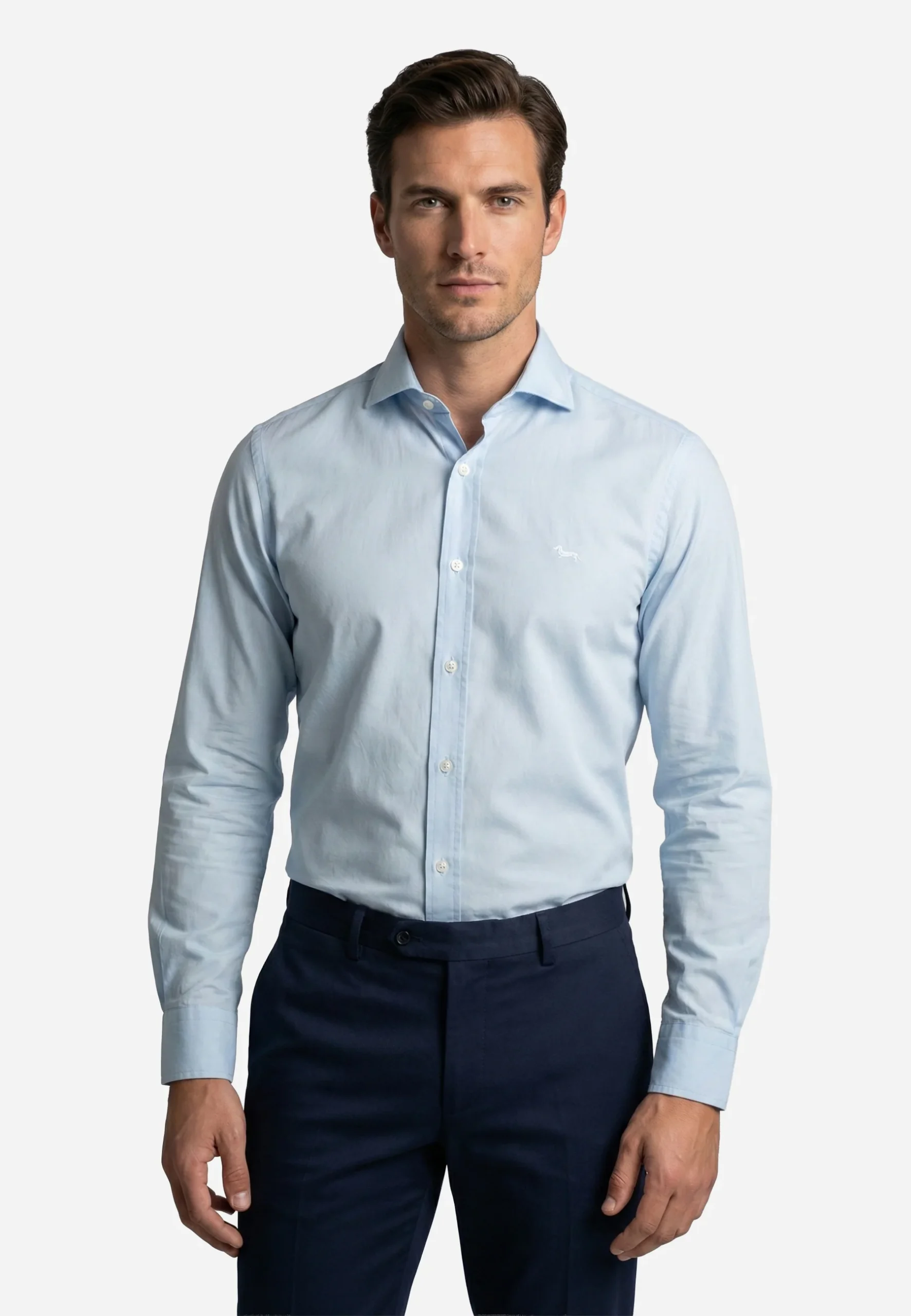 Camisa Hombre Celeste H&B