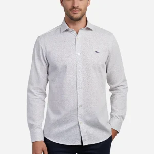 Camisa Clásica Hombre Gris  H&B