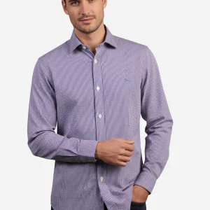 Camisa Cuadros Morada H&B