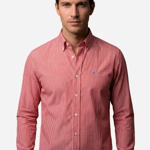 Camisa Sport Roja Algodón H&B