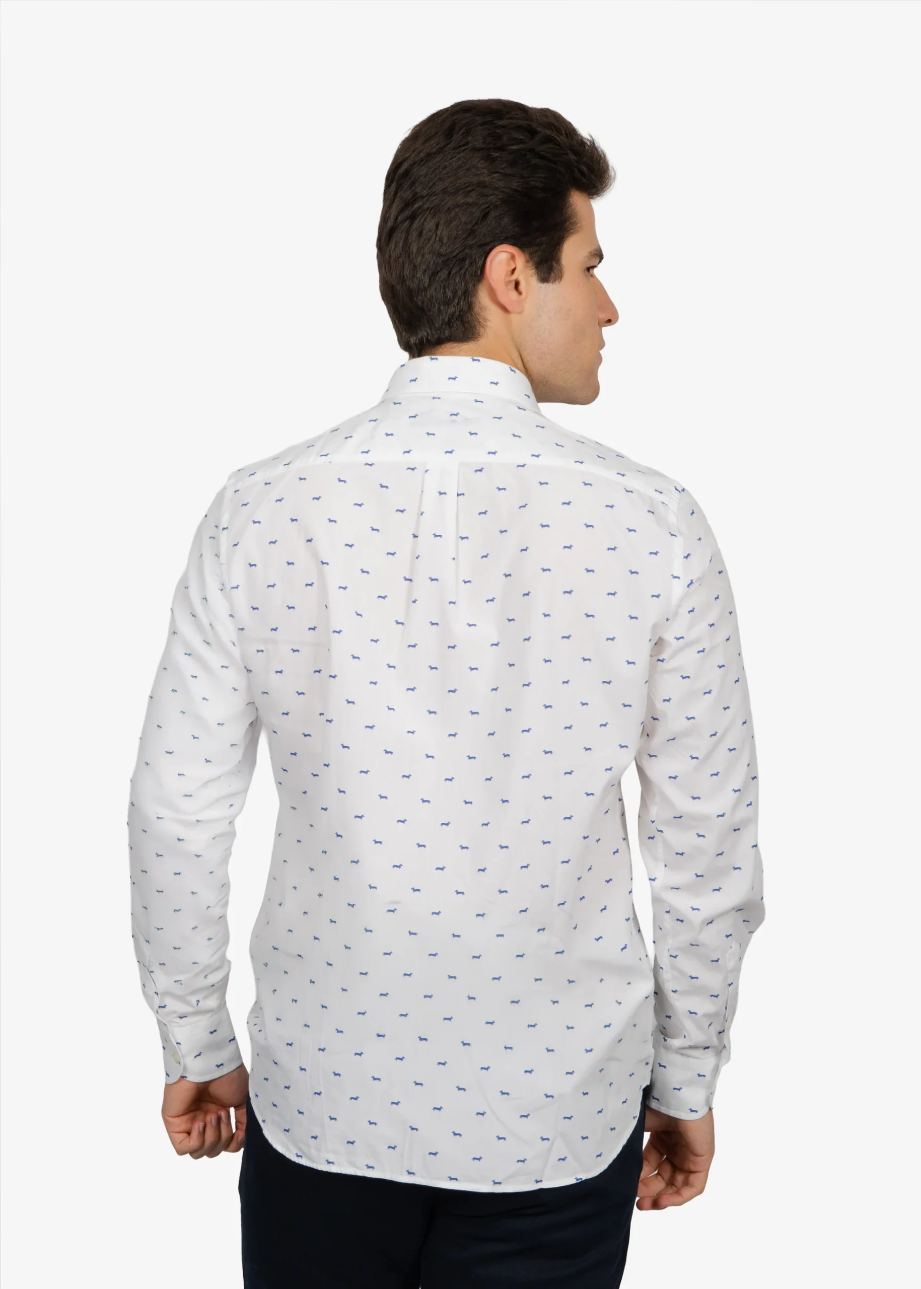 Camisa Sport Blanca con Diseño H&B - Imagen 3