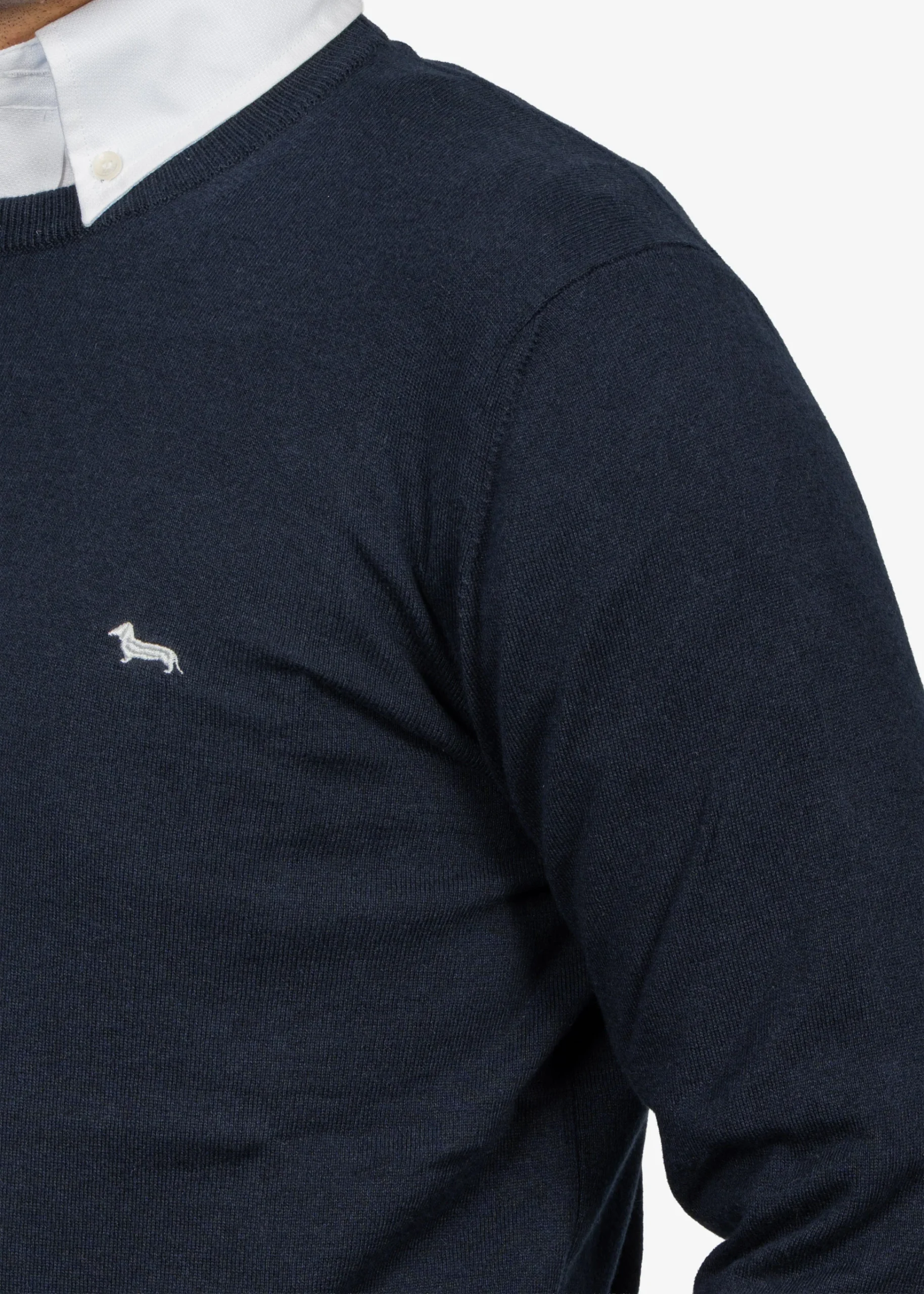 Sweater Cuello Redondo Azul Marino - Imagen 4