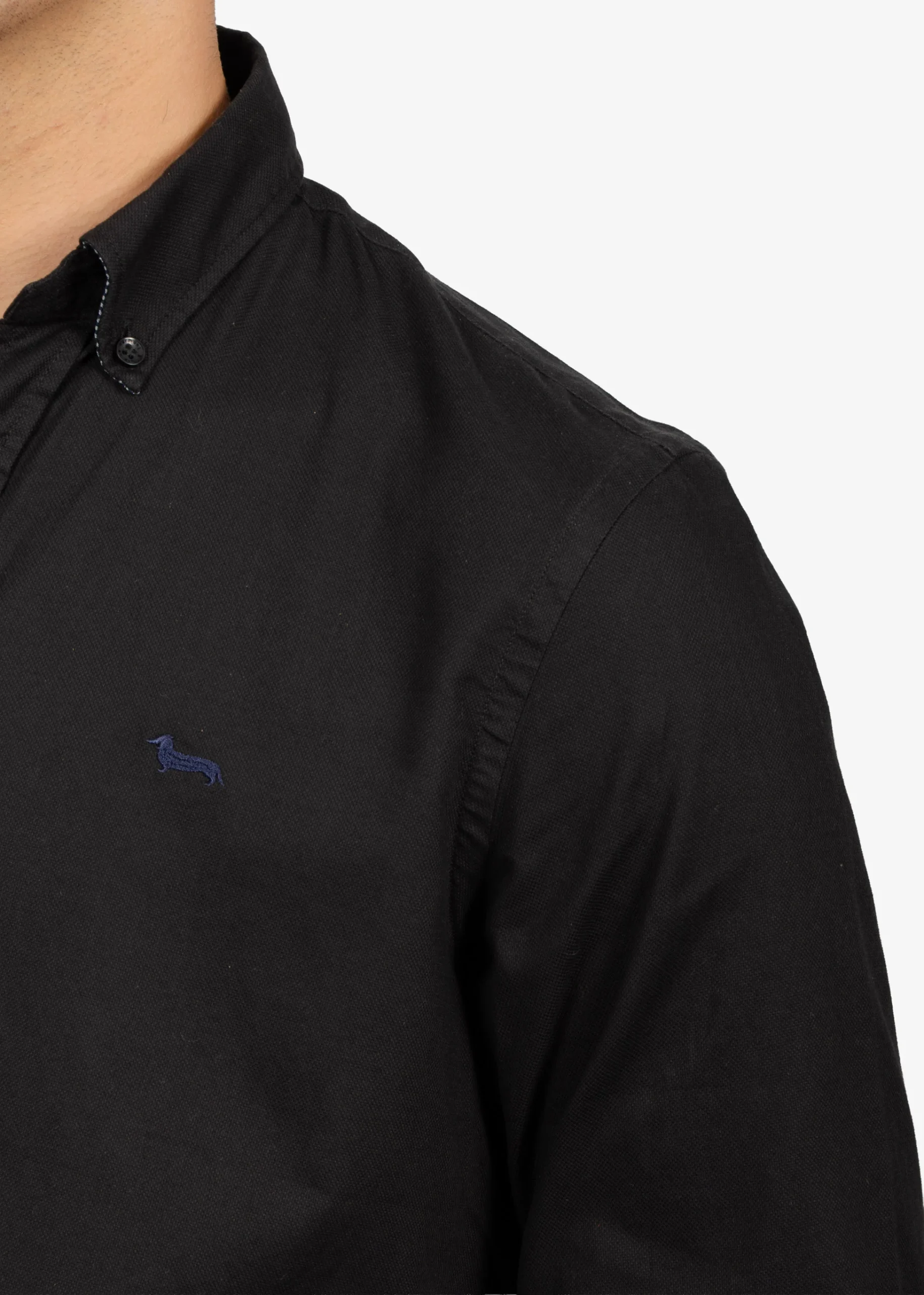 Camisa Sport Negra Logo H&B - Imagen 4