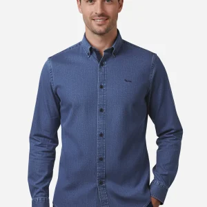 Camisa Azul Oscuro H&B