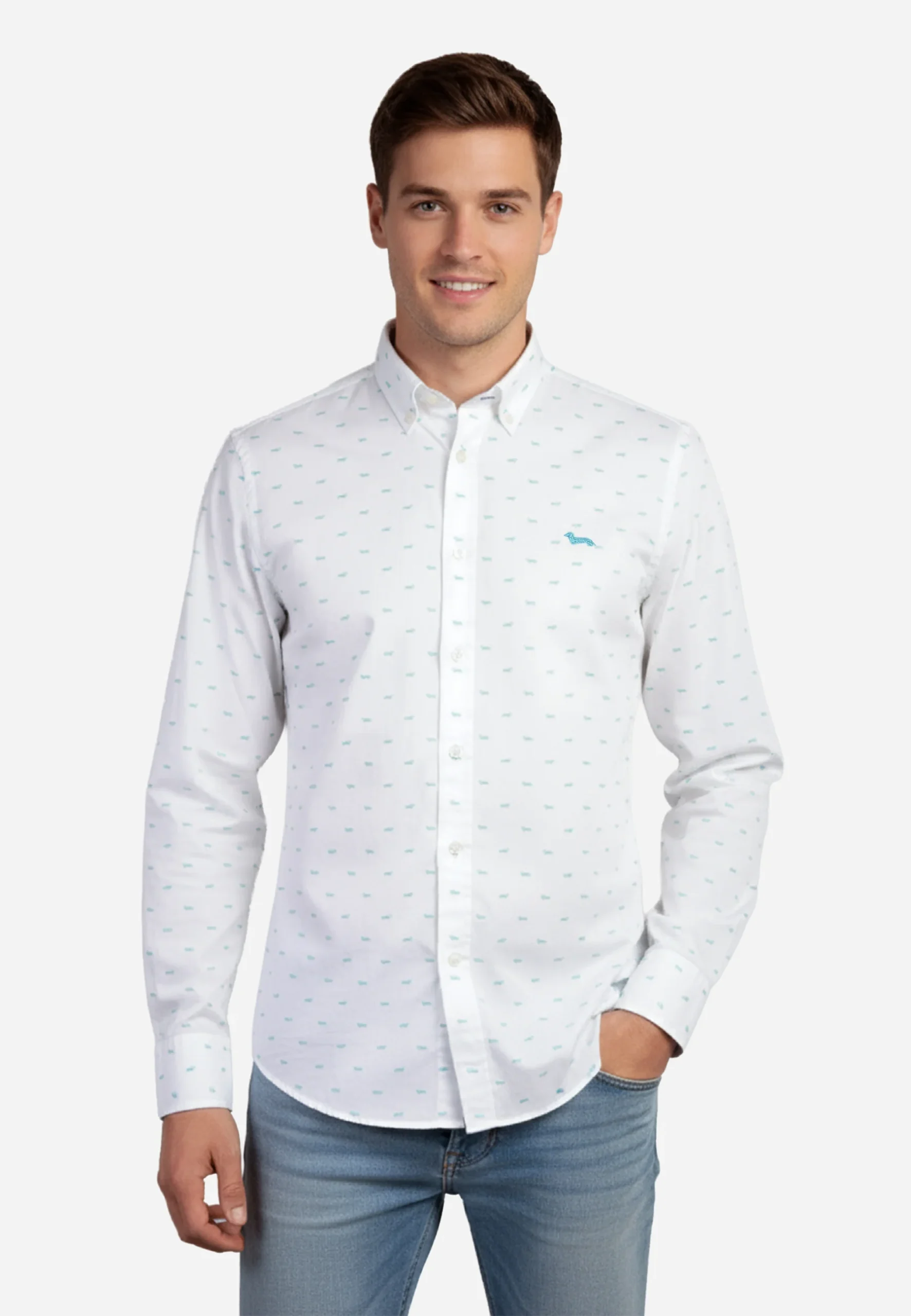 Camisa Blanca Logo H&B