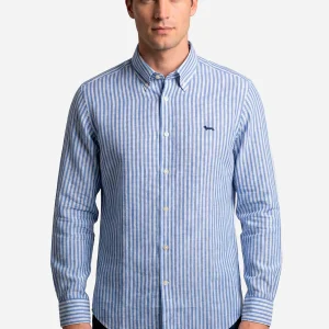 Camisa Azul Cielo Rayas H&B