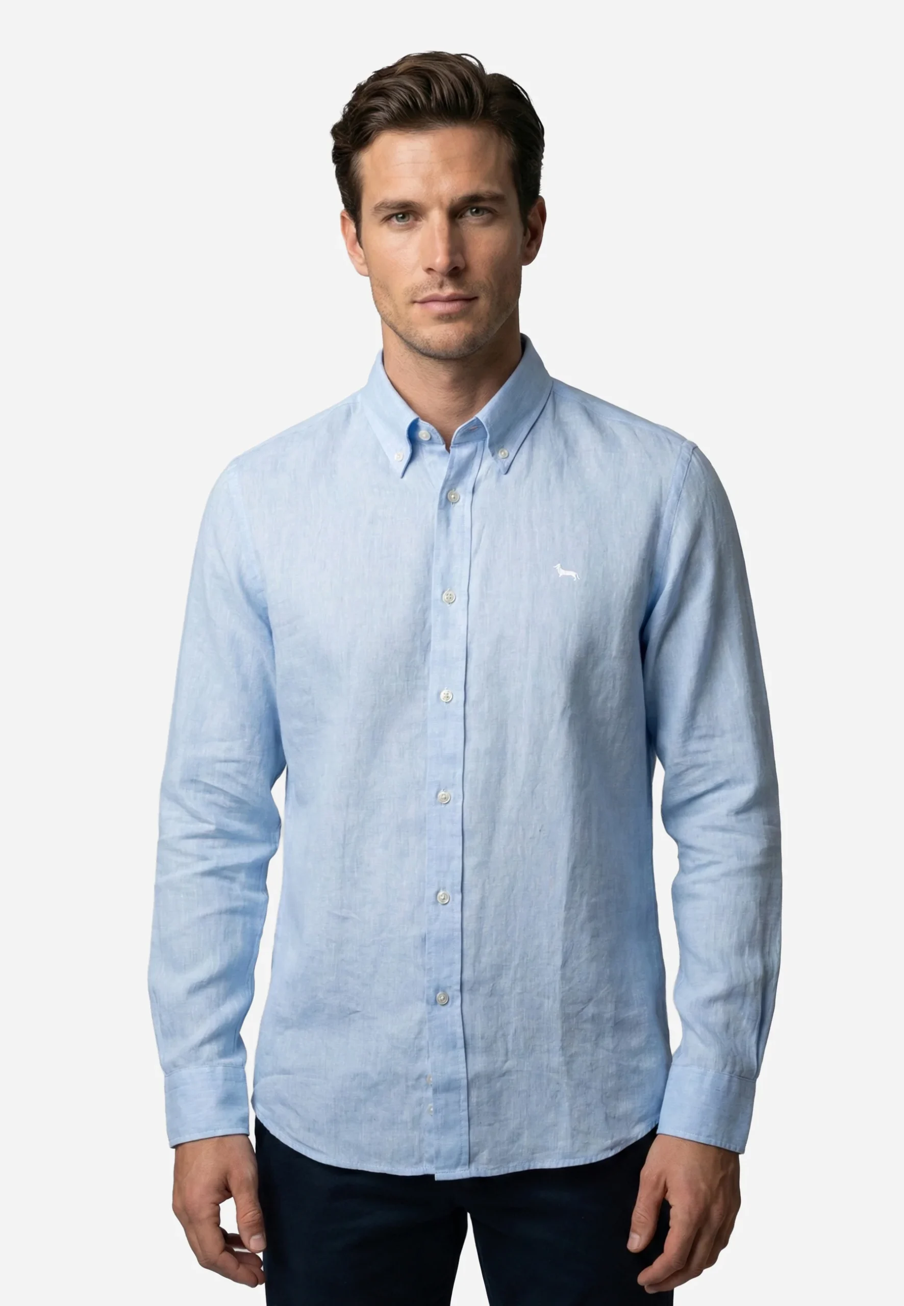 Camisa Azul Marino H&B
