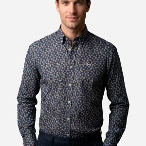 Camiseta Hombre Azul Logo H&B