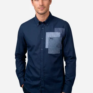 Camisa Cuadros Azul Marino H&B
