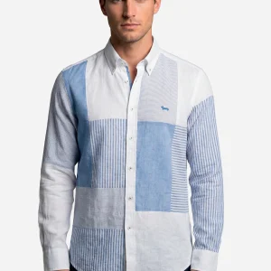 Camisa Cuadros Azul H&B