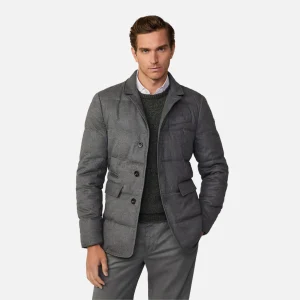 Chaqueta Flannel Blazer Gris H.L.