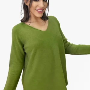 Jersey Cuello Pico Verde