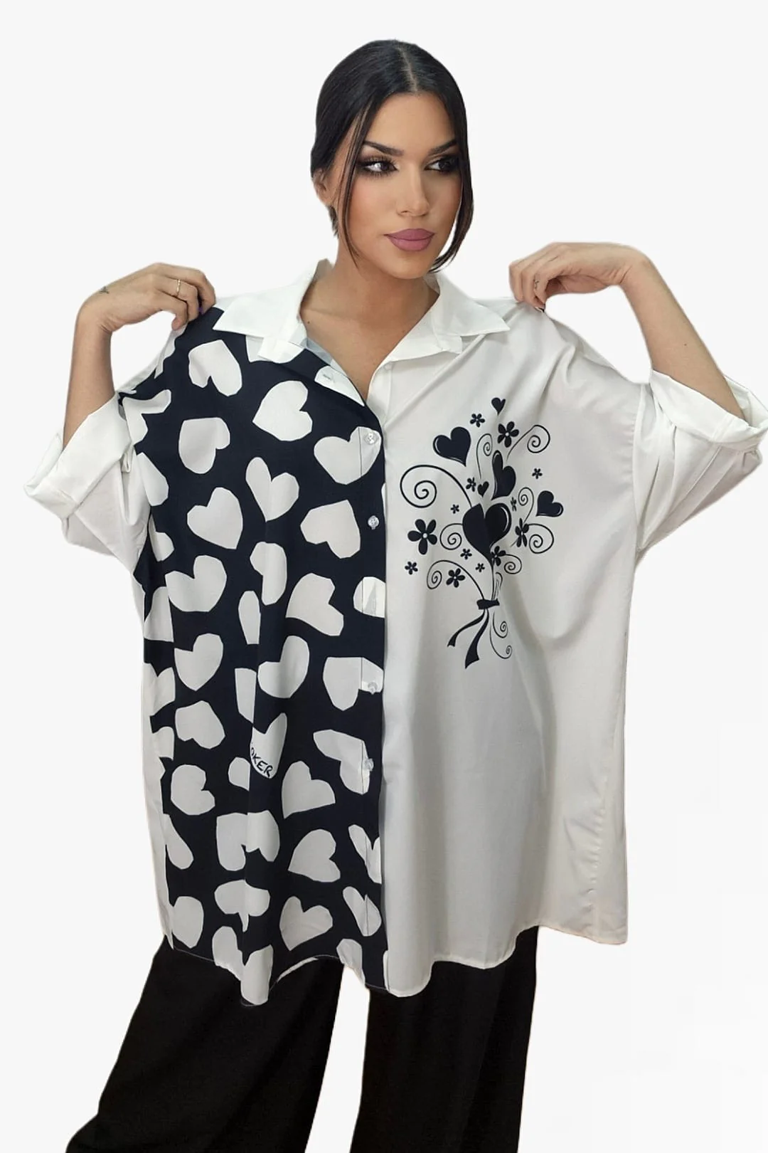 Camisa Abotonada Corazon - Imagen 5