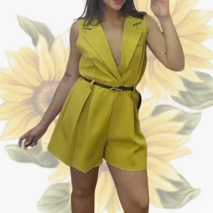 Mono Solapa Cruzada Amarillo