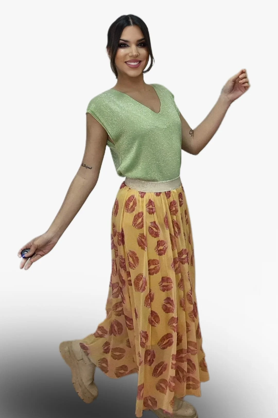 Falda Tul Kisses Amarilla - Imagen 4