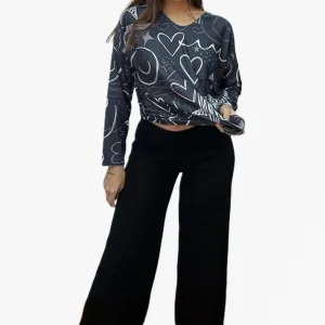 Pantalon Basico Canale Negro