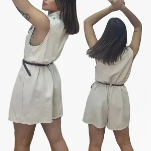 Mono Solapa Cruzada Beige