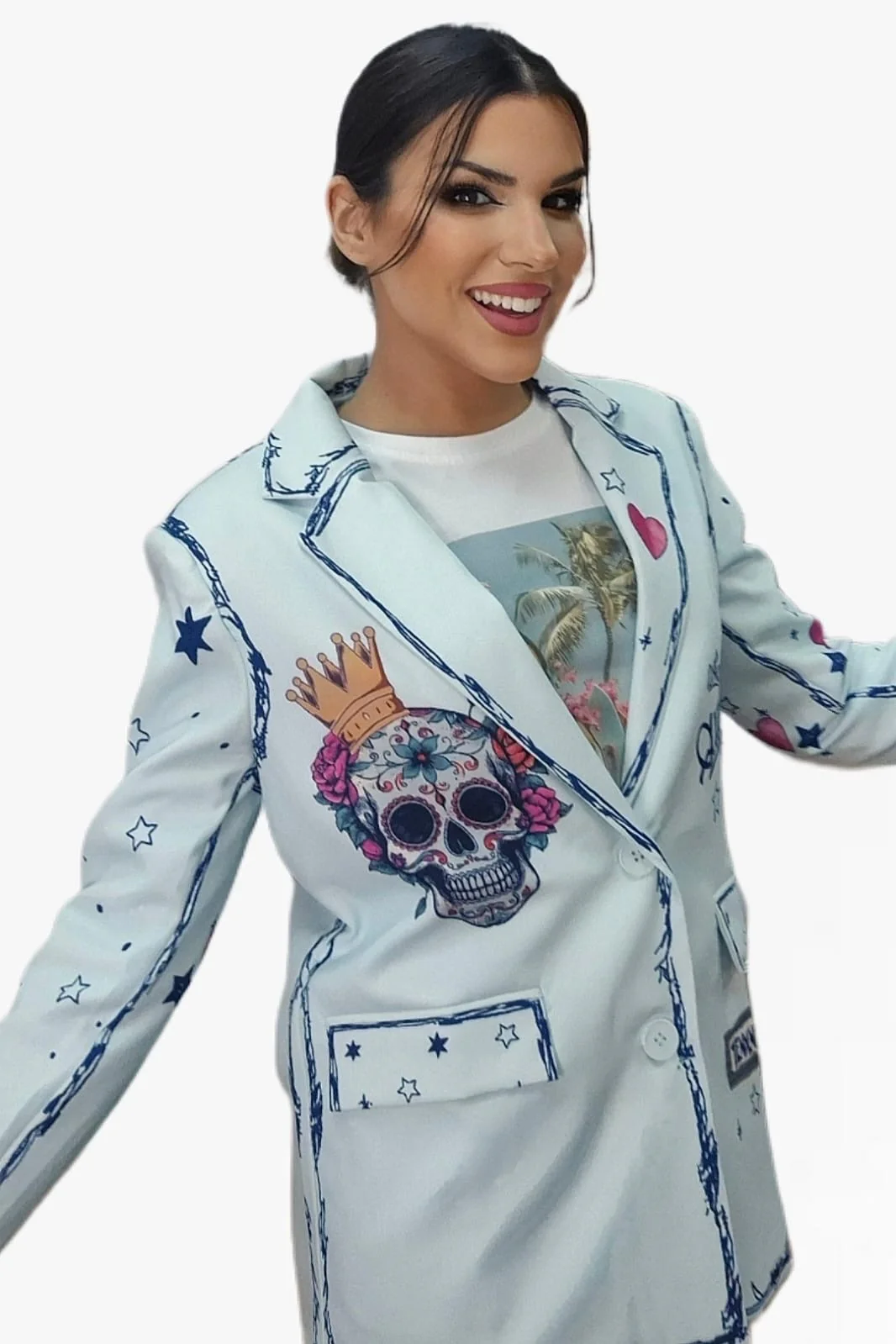 Blazer Tendezies Azul - Imagen 3