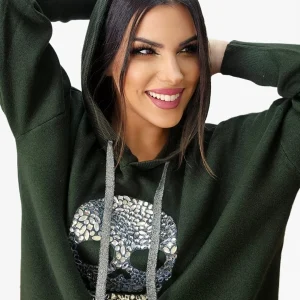 Sudadera Skull Verde