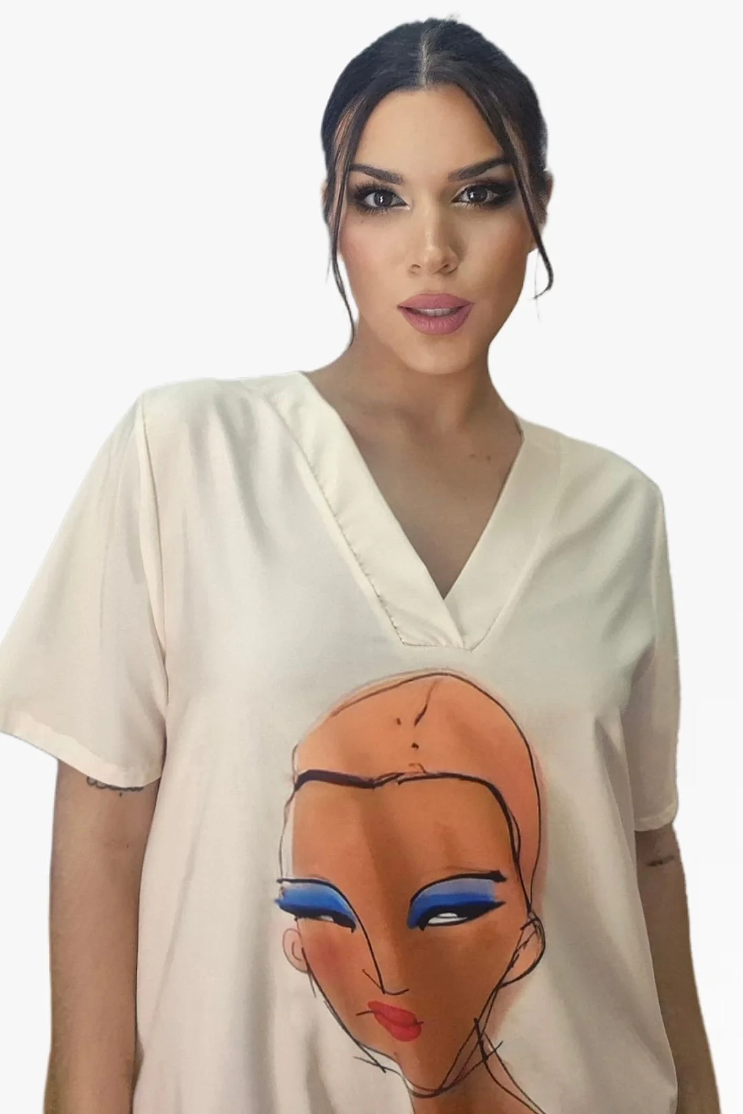 Vestido Topos Multicolor - Imagen 3