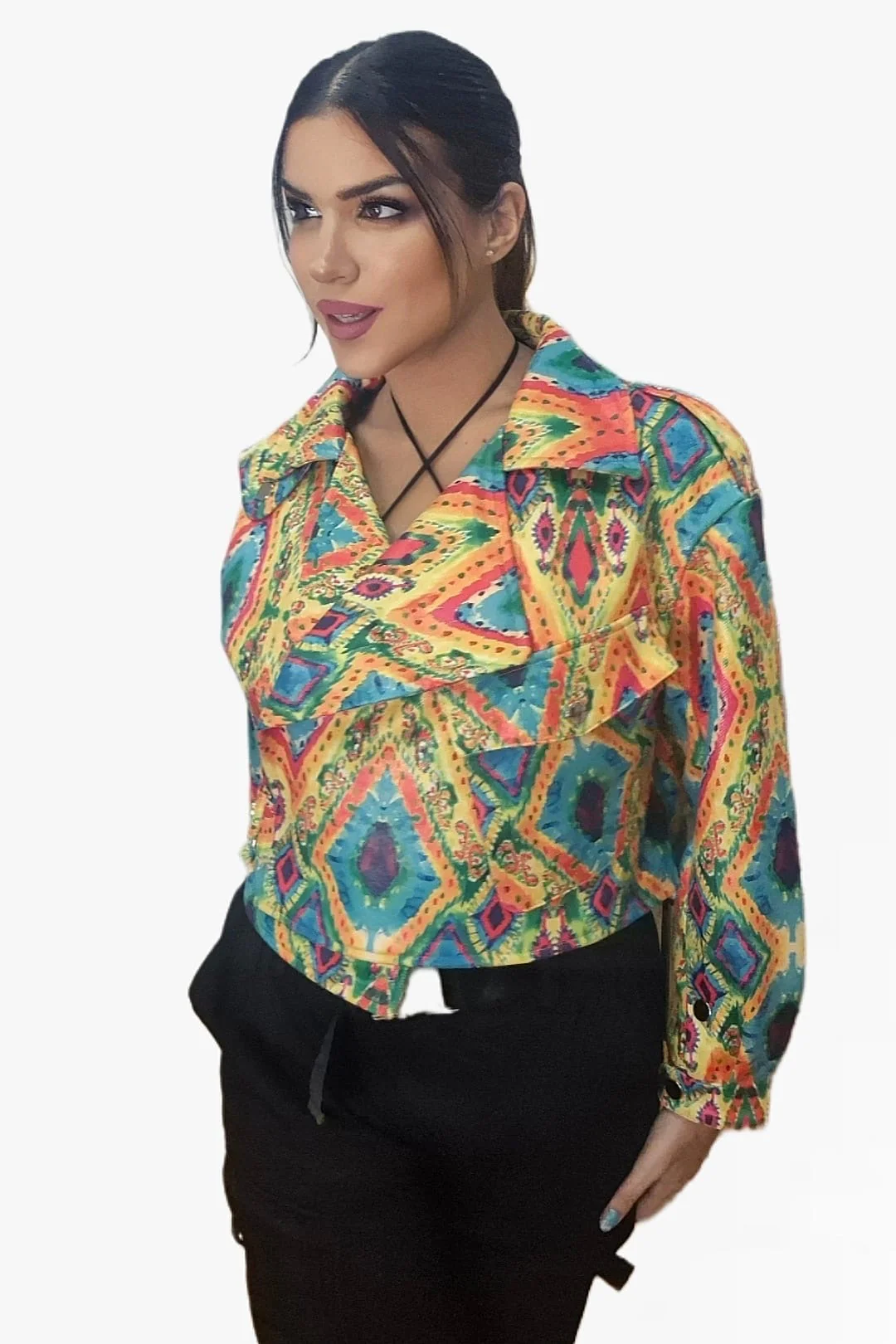 Chaqueta Cruzada Rombos - Imagen 9