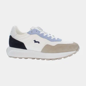 Tenis Shoes Blanco/Beige en Cuero H&B