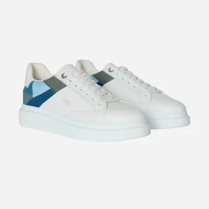 Sneaker Blanco/Azul Logo H&B