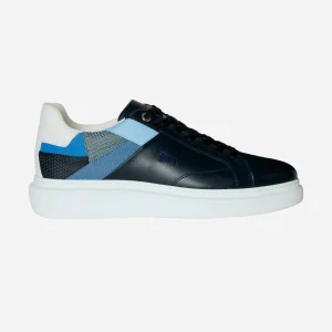 Sneaker Negro/Azul Logo H&B