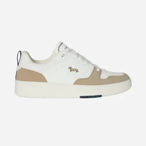 Sneaker Beige/Marròn Claro Logo H&B