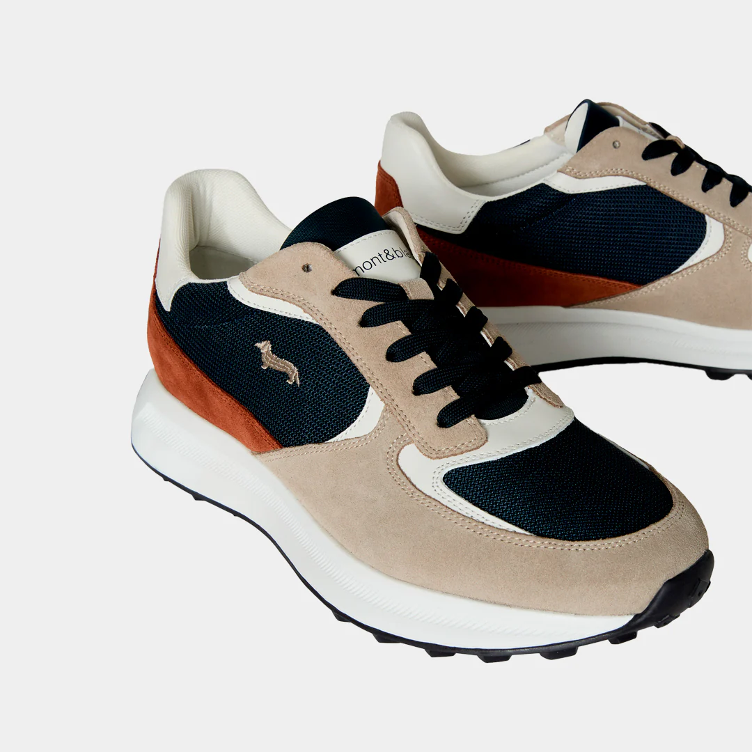 Tenis Shoes Beige/Azul H&B - Imagen 5