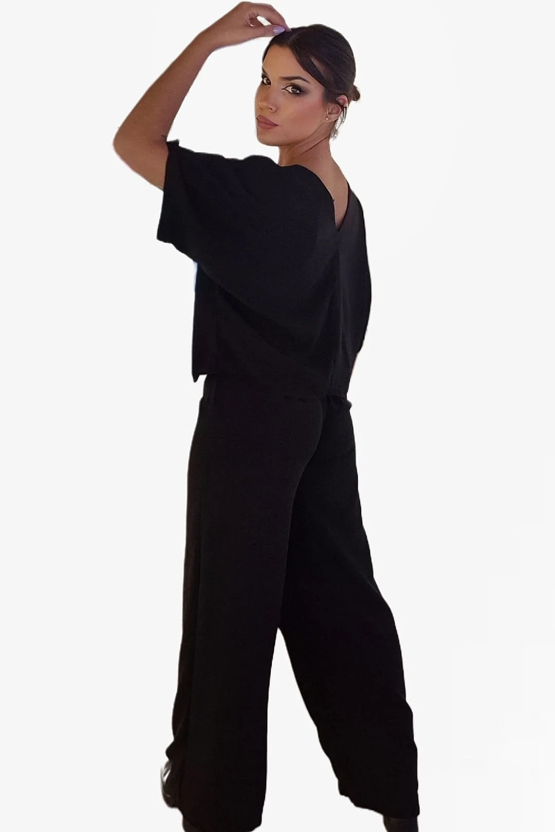 Pantalon Pareo Boton Negro - Imagen 7