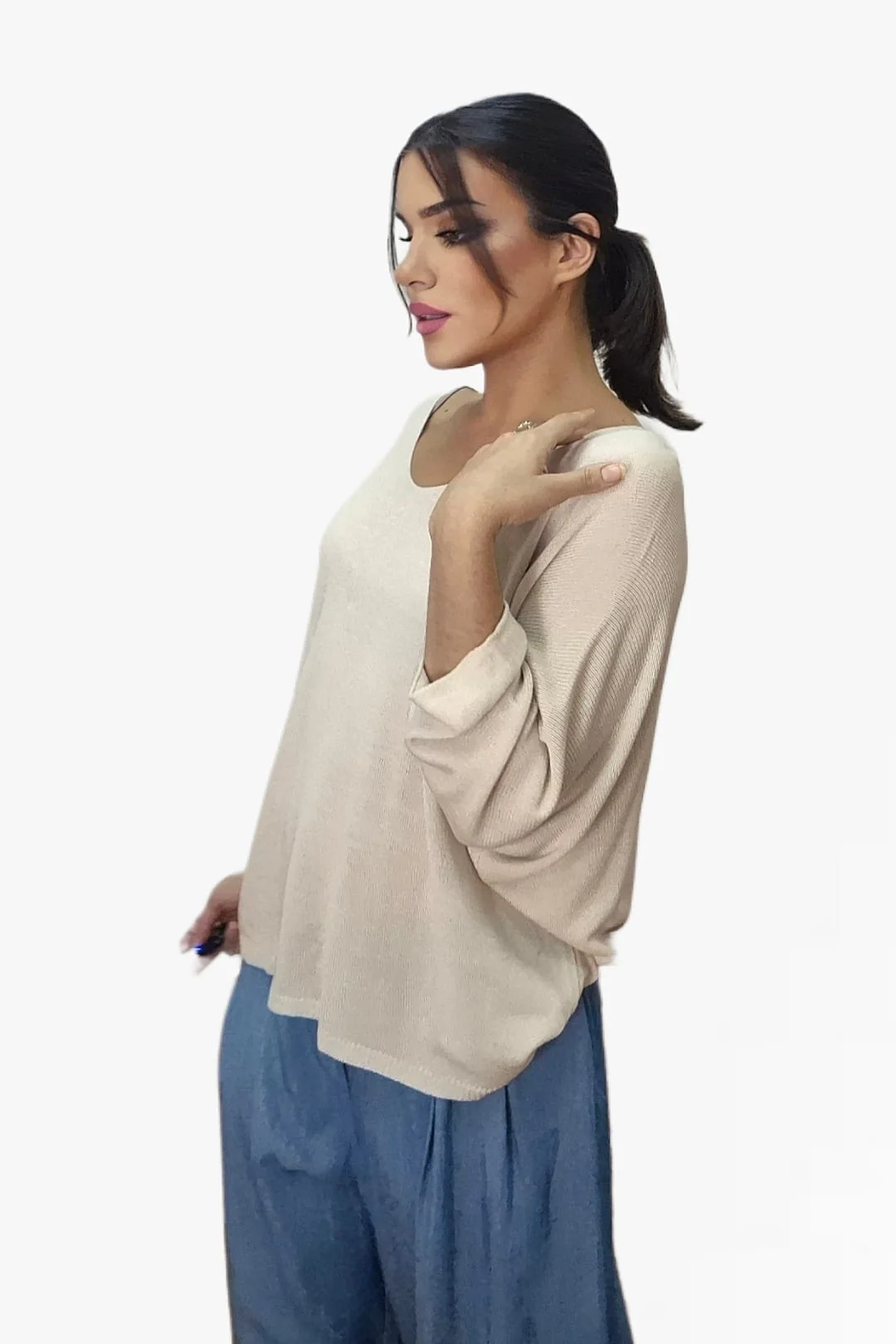 Jersey Spring Basic Beige - Imagen 4