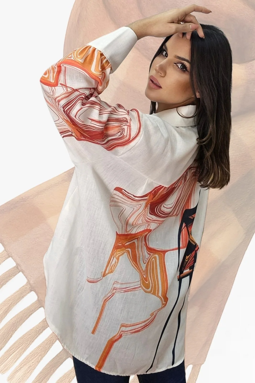 Camisa Acuarela Combinada