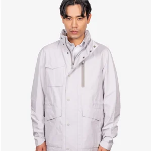 Chaqueta Hombre Gris Claro