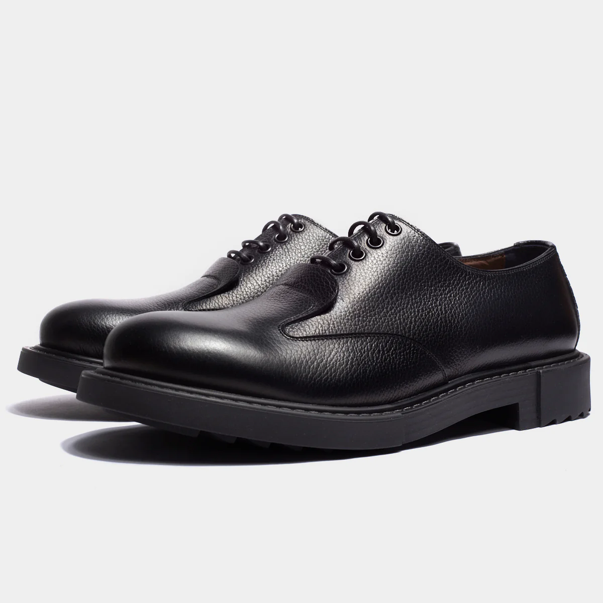 Zapato Mocasines Derby Negro S.F. - Imagen 3